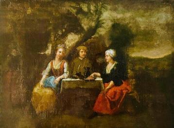 Jan Baptist Lambrechts (1680–c.1731), Manner of - Company at