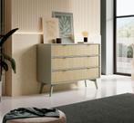 Meubella Ladekast groen Scandinavisch 106x38x81 cm, Huis en Inrichting, Kasten | Overige, Verzenden, Nieuw