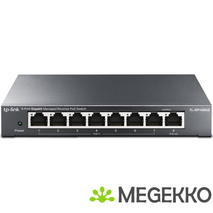 TP-LINK TL-RP108GE Reverse PoE, Computers en Software, Overige Computers en Software, Nieuw, Verzenden