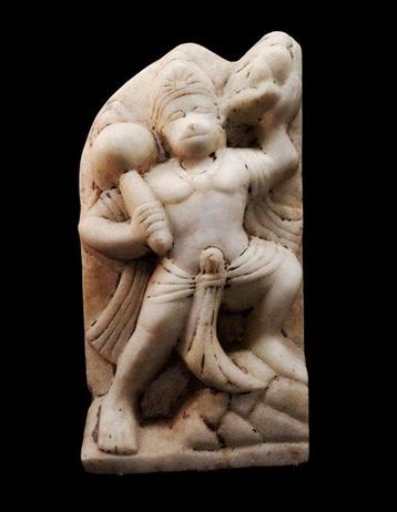 Oud-Aziatisch Hanuman - albastelen - India - 34,2 cm - 19e