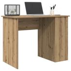 vidaXL Bureau 100x55x75 cm bewerkt hout artisanaal, Huis en Inrichting, Bureaus, Verzenden, Nieuw