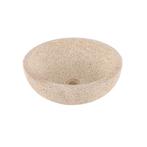 Waskom Differnz Trico Terrazo Bruin/Beige 40 cm, Ophalen of Verzenden, Nieuw, Overige typen