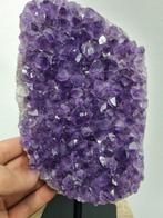 HQ Amethyst geode on luxury steel stand - Hoogte: 240 mm -