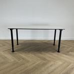 Gispen verstelbaar bureau / tafel 160x80 cm, grijs - zwart, Maison & Meubles, Bureaux, Bureau