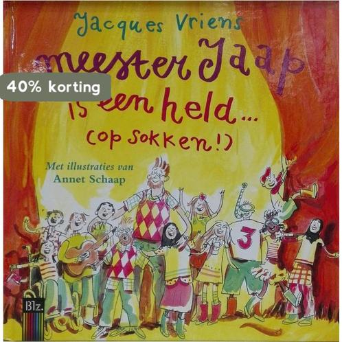 Meester Jaap is een held (op sokken) / Meester Jaap, Boeken, Kinderboeken | Jeugd | onder 10 jaar, Gelezen, Verzenden