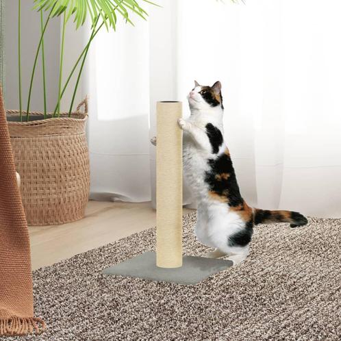 vidaXL Krabpaal 22x22x45 cm lichtgrijs, Dieren en Toebehoren, Katten-accessoires, Nieuw, Verzenden