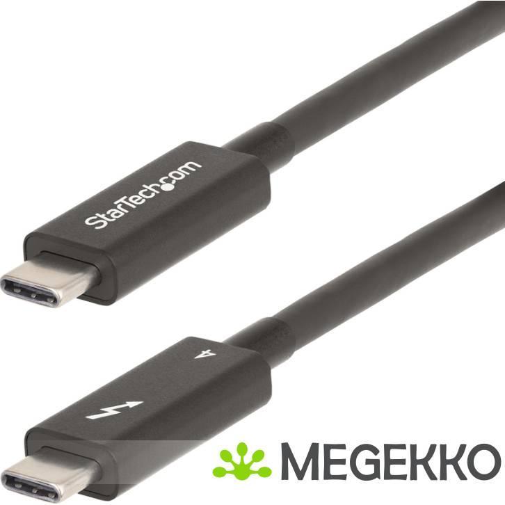 StarTech.com Thunderbolt 4 40Gbps 240W USB Type-C 2m, Computers en Software, Overige Computers en Software, Nieuw, Verzenden