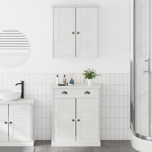 vidaXL Badkamermeubel Set met lade met plank met opslag met, Huis en Inrichting, Tafels | Kaptafels, Nieuw, Verzenden