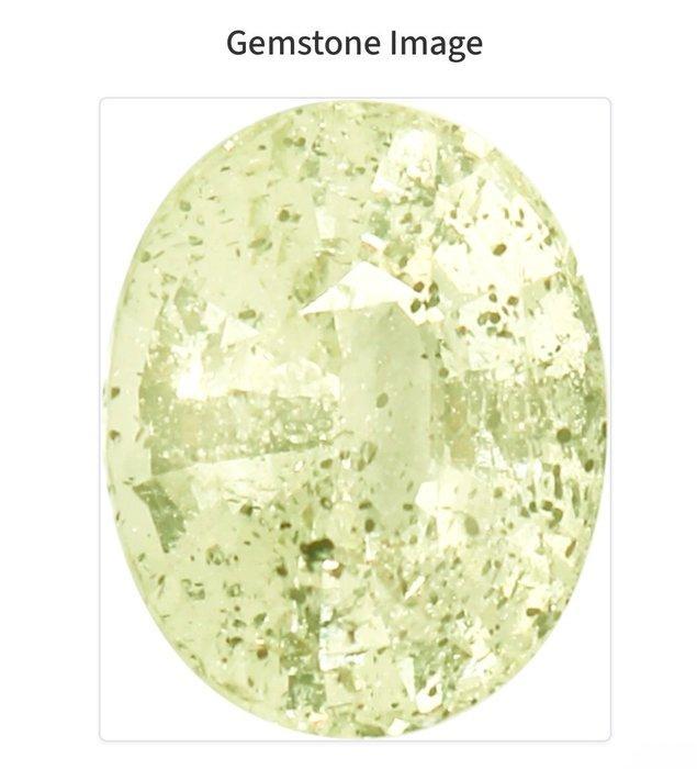 Sans prix de réserve - 1 pcs Vert, Jaune Grenat - 16.92 ct -, Handtassen en Accessoires, Edelstenen