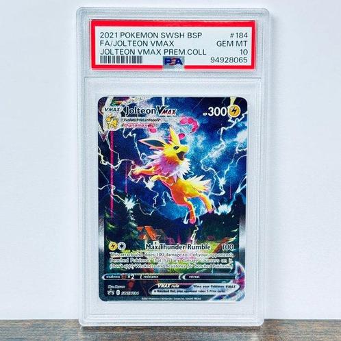 Pokémon Graded card - Jolteon Vmax FA - Jolteon Vmax Premium, Hobby en Vrije tijd, Verzamelkaartspellen | Pokémon