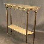 Étagère - Gepatineerd brons, Carrara marmer, Antiek en Kunst