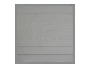 Veiling - 5x Composiet scherm met vast frame 180x180cm grijs, Tuin en Terras, Nieuw