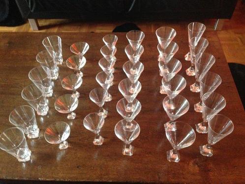 Service à boisson (35) - Cristal - Josair Crystal Linda, Antiek en Kunst, Antiek | Meubels | Tafels