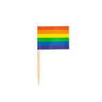 Regenboog Cocktailprikkers 6cm 50st, Verzenden, Nieuw