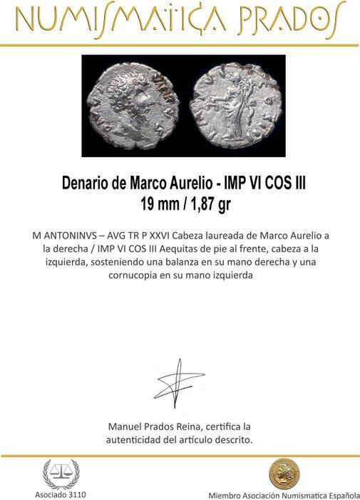 Romeinse Rijk. Marcus Aurelius (AD 161-180). Fourrée, Postzegels en Munten, Munten | Europa | Niet-Euromunten