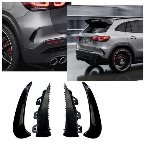 AERO FLAPS ZWART ACHTER VOOR MERCEDES GLA-KLASSE H247 AMG-LI, Autos : Divers, Accessoires de voiture, Envoi