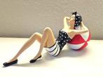sculptuur, Baddame Jaren 50 - 28 cm - resin