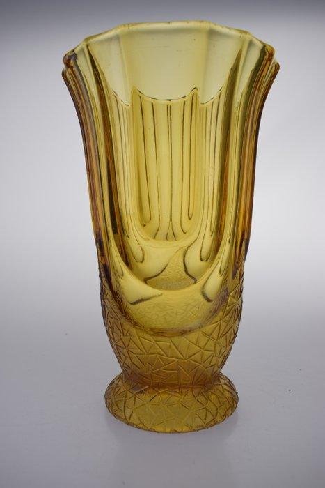 Scailmont - Vase - modèle Luxor - Verre - ambré, Antiquités & Art, Art | Objets design