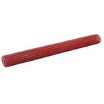 vidaXL Kippengaas 10x1,5 m staal met PVC coating rood, Tuin en Terras, Verzenden, Nieuw