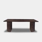 Tafel Boomstam Eikenhout  Half Rond  300x100, Huis en Inrichting, Tafels | Eettafels, Nieuw