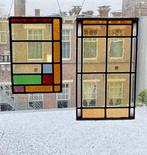 Vitrail (2) - 1930-1940 - style de lÉcole dAmsterdam, Antiquités & Art