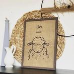Geboortelijst Olivia Sheep (Geboortelijstjes), Kinderen en Baby's, Kraamcadeaus en Geboorteborden, Ophalen of Verzenden, Nieuw