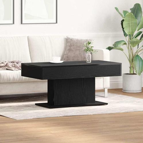 vidaXL Salontafel Zwart eiken 96 x 50 x 45 cm Bewerkt hout, Huis en Inrichting, Tafels | Salontafels, Nieuw, Verzenden