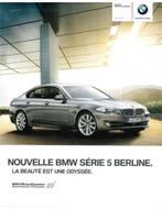 2009 BMW 5 SERIE SEDAN BROCHURE FRANS, Livres, Autos | Brochures & Magazines, Ophalen of Verzenden