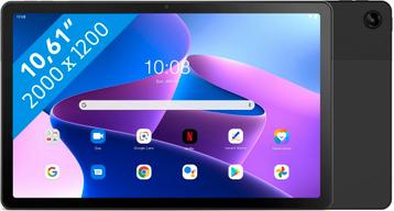 Lenovo Tab M10 Plus (3rd Gen.) 128G Storm Tablets beschikbaar voor biedingen
