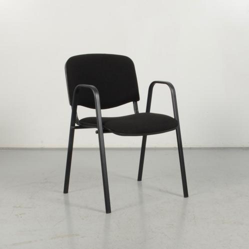 Vergaderstoel Nowystyl - Zwart - 4 poot onderstel, Huis en Inrichting, Stoelen, Gebruikt, Ophalen of Verzenden