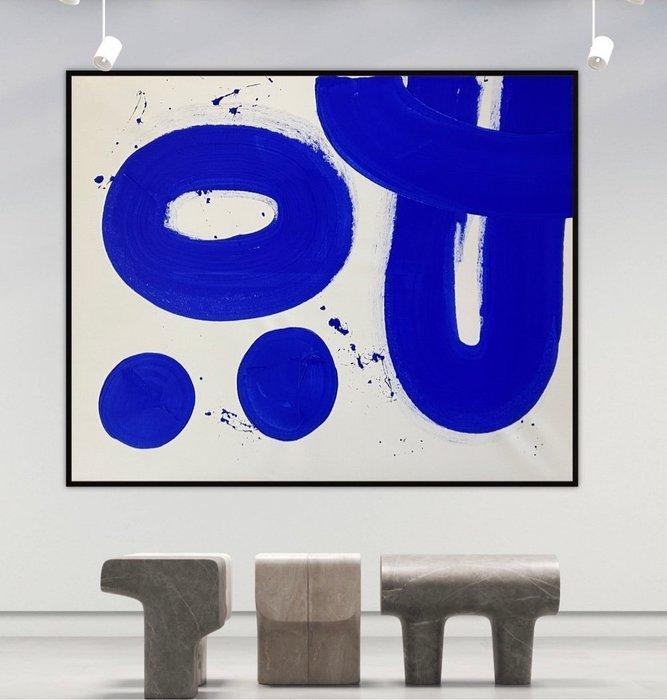 Stefanie Raus - Blue VI 1400 XXL, Antiek en Kunst, Kunst | Schilderijen | Modern