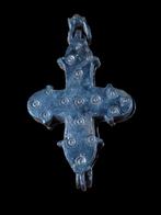 Byzantijns Brons, Reliquary Kruis - 86 mm