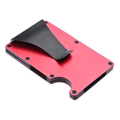 Aluminium Carbon Fiber Wallet - Portemonnee Portefeuille, Handtassen en Accessoires, Portemonnees, Nieuw, Verzenden
