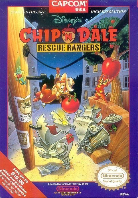 Chip N Dale Rescue Rangers-Standaard (NES) Gebruikt, Games en Spelcomputers, Games | Nintendo NES, Ophalen of Verzenden