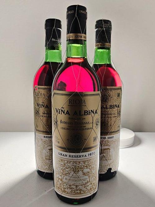 1970 Viña Albina Gran Reserva & 1982 Viña Albina Reserva x2, Verzamelen, Wijnen