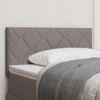 vidaXL Stoffen Hoofdbord Geometrisch met hoofdeinde Taupe, Huis en Inrichting, Verzenden, Nieuw