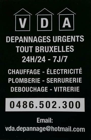 vitrier V D A depannage 0486 502 300 tout bruxelles