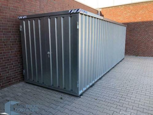 Korting! BOS Demontabele container van 6x2M - dubbele deur, Articles professionnels, Machines & Construction | Abris de chantier & Conteneurs