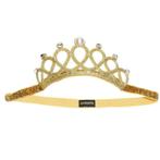 Prinsessenjurk - Kroon met parel - Goud - Kleedje, Kinderen en Baby's, Nieuw, Verzenden