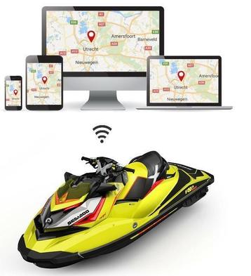 GPS Tracker voor Boot / Waterscooter - Incl. Smartphone app