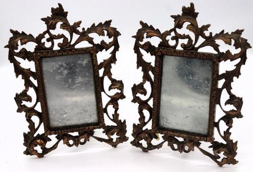 Fotolijst (2) - Verguld brons - Ongeveer 1900, Antiek en Kunst, Curiosa en Brocante