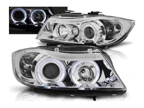 Angel Eyes koplampen Chrome geschikt voor BMW E90/E91, Autos : Pièces & Accessoires, Éclairage, Envoi