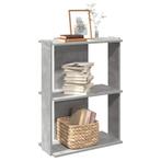 vidaXL Boekenkast 3-laags 60x30x80 cm bewerkt hout, Verzenden, Nieuw