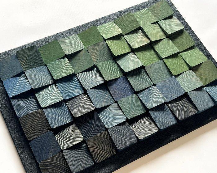 Modern Mozaïek - WoodbyLukas Lukasz Kacprzuk - 2020+ -, Antiquités & Art, Art | Objets design