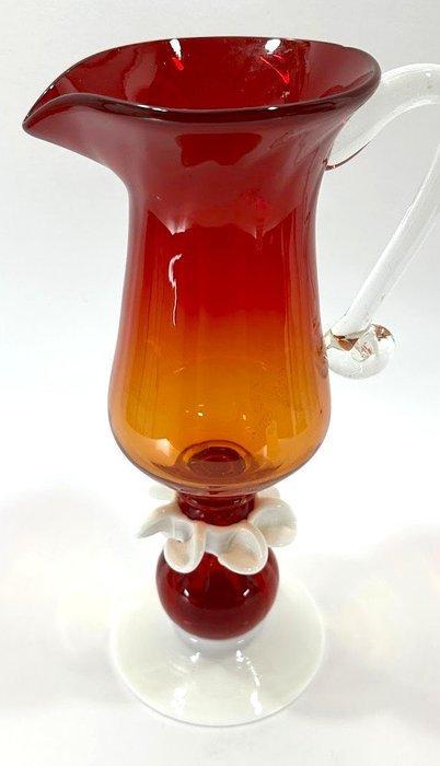 Caraffa in Vetro - Possibile Murano Anni 60/70 - H 30 cm -, Antiek en Kunst, Antiek | Glaswerk en Kristal