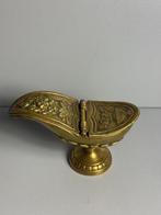Wierookvat - Vintage Messing Wierookscheepje - Ceremonieel