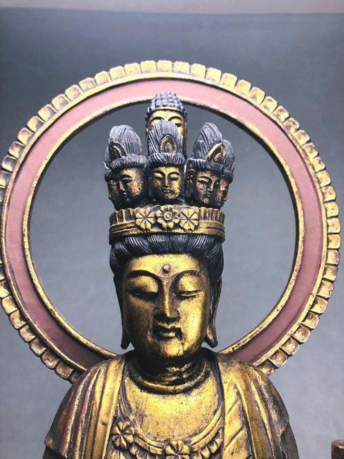 Very Rare The Standing Statue of Eleven-Faced Kannon, Antiek en Kunst, Antiek | Overige Antiek
