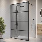 Douchewand Essos 120 x 200 cm Zwart – Inloopdouche 8 mm, Verzenden, Nieuw