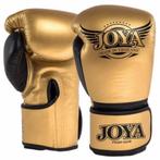 Joya POWER MAX Kickboks Handschoenen Goud Zwart Leder, Sport en Fitness, Boksen, Nieuw, Overige, Verzenden