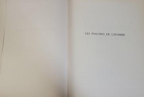 Signé ; Ripa de Roveredo - Les psaumes de lhomme [Signé par, Antiek en Kunst, Antiek | Boeken en Manuscripten